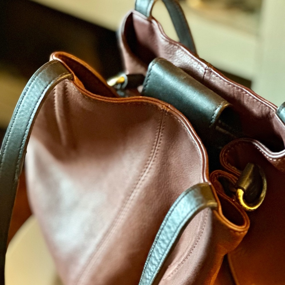 LUCKY BRAND Leather Tote Bag - Picture 3 of 5
